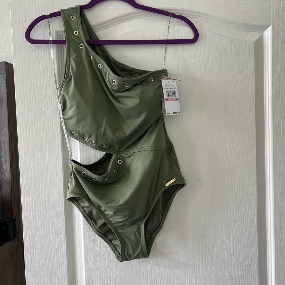 NWT Michael Michael Kors one piece swimsuit size 10
